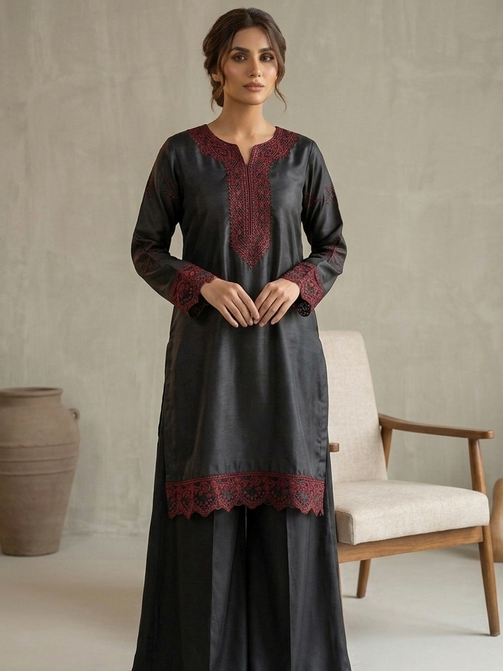 Royal Viscose Embroidered kurta