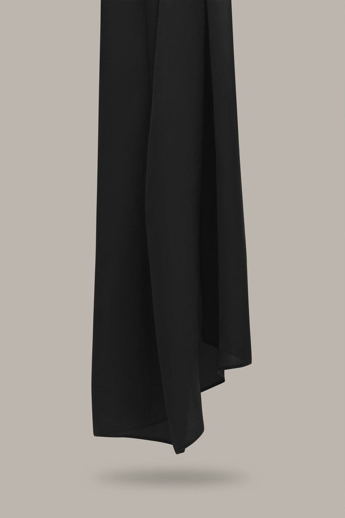 BLACK CHIFFON DUPATTA