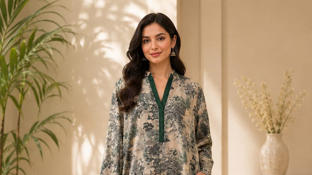 Iqra Iqbal | Gulshan Long Kaftan