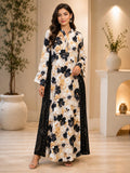 NOIR BLOOM KAFTAN