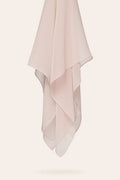 Blush Pink Plain Chiffon Dupatta