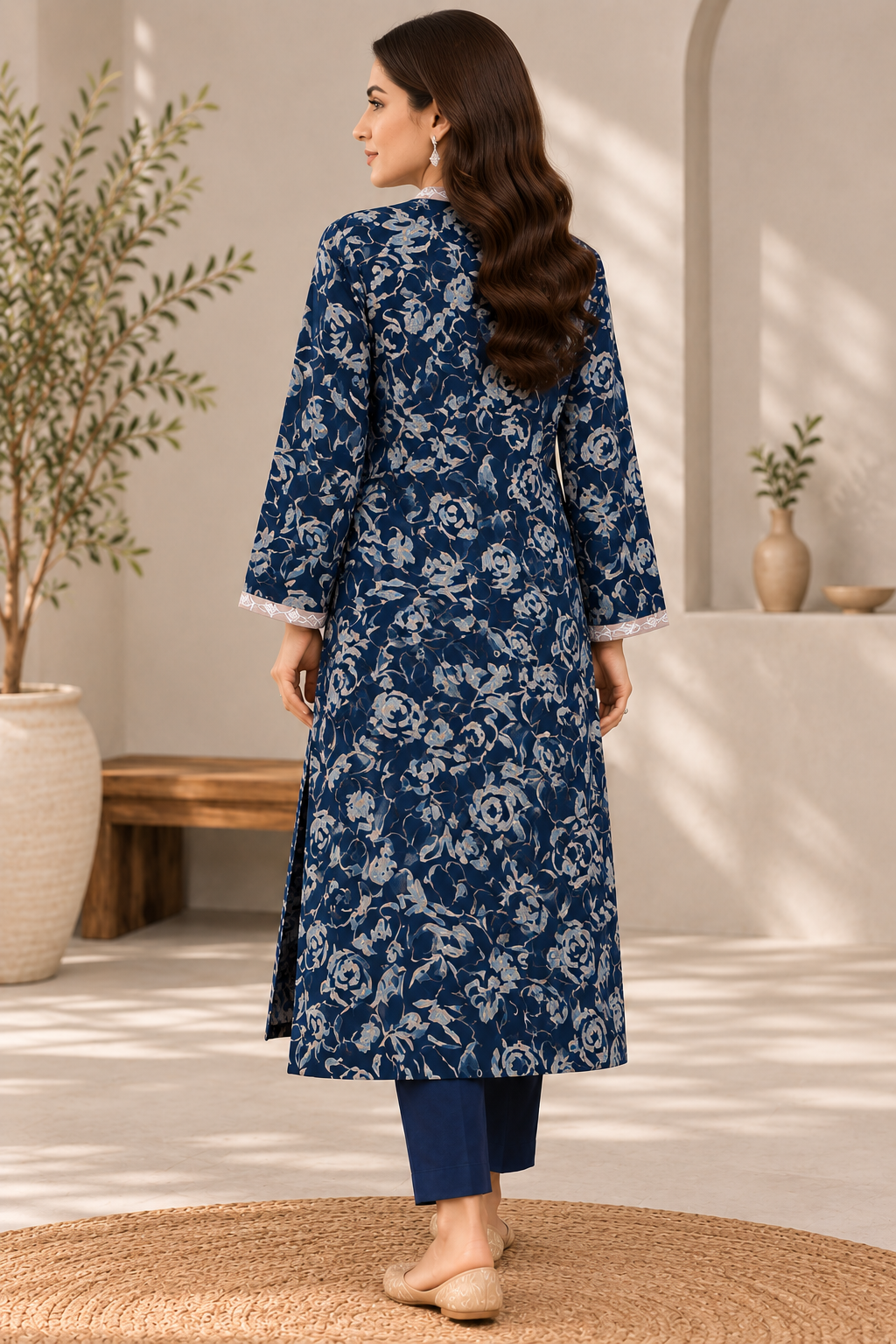 Gul-e-Naz – Embroidered Printed Shirt